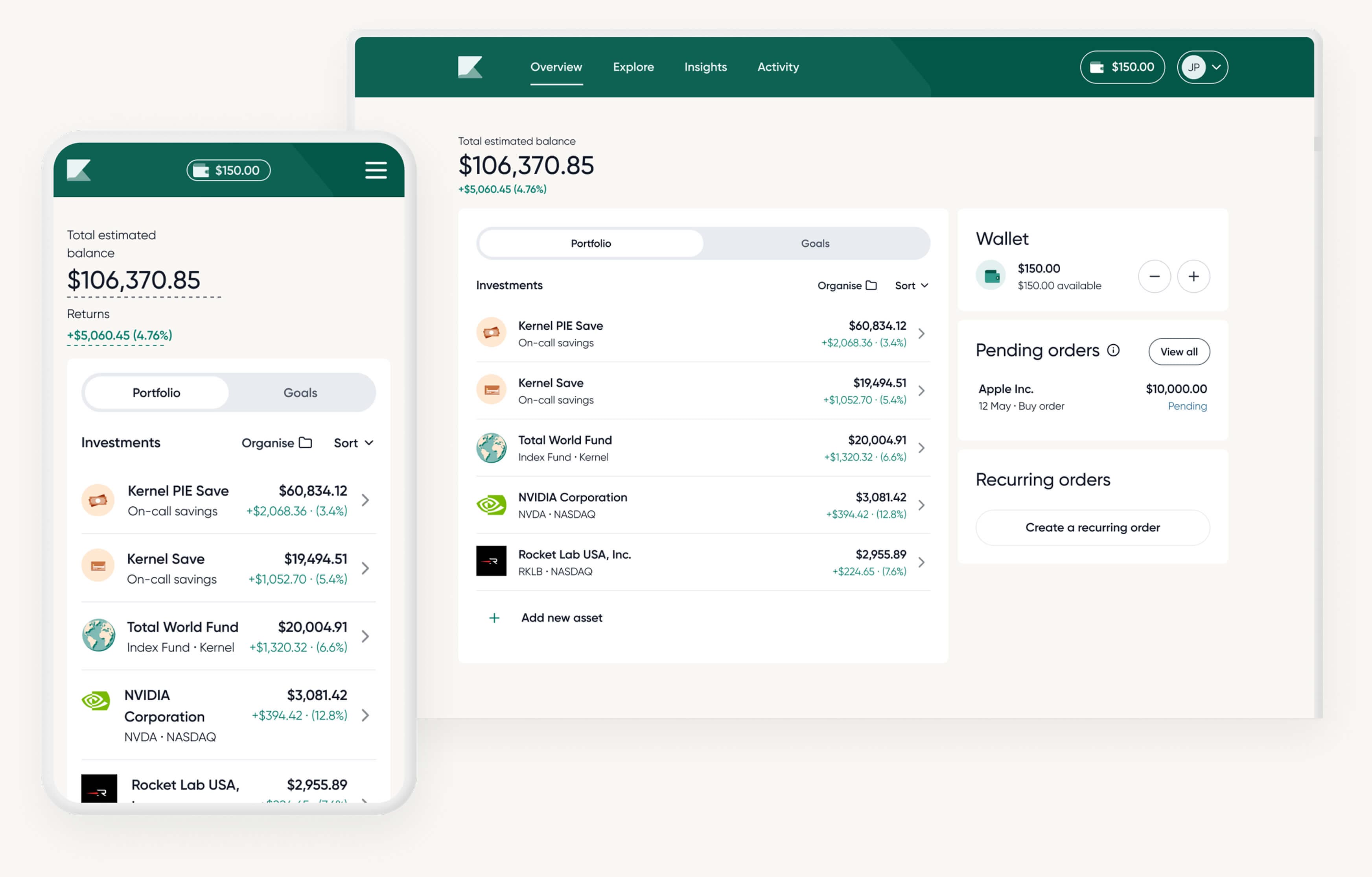 Kernel Dashboard